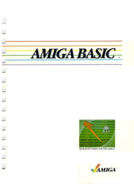 COMMODORE amiga-Amiga Basic-Manuale/libro tascabile 